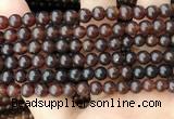 CAR229 15.5 inches 6mm round natural amber beads wholesale