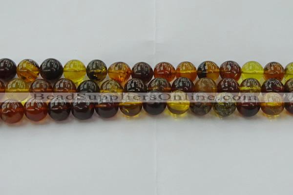 CAR506 15.5 inches 14mm - 15mm round natural amber beads wholesale