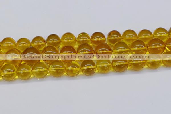 CAR567 15.5 inches 15mm - 16mm round natural amber beads wholesale