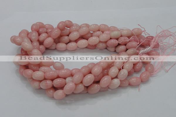 CAS10 15.5 inches 10*14mm rice pink angel skin gemstone beads