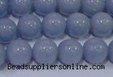 CAS203 15.5 inches 10mm round blue angel skin gemstone beads