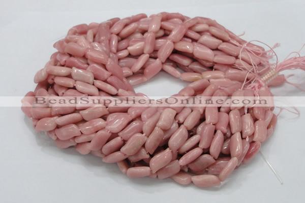 CAS23 15.5 inches 10*12mm marquise pink angel skin gemstone beads