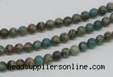 CAT5001 15.5 inches 4mm round natural aqua terra jasper beads