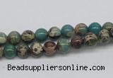 CAT5002 15.5 inches 6mm round natural aqua terra jasper beads