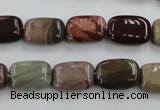 CAT5311 15.5 inches 8*14mm rectangle aqua terra jasper beads wholesale