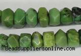 CAU32 15.5 inches 8*12mm nugget australia chrysoprase beads wholesale