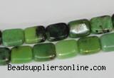 CAU36 15.5 inches 8*10mm rectangle australia chrysoprase beads wholesale