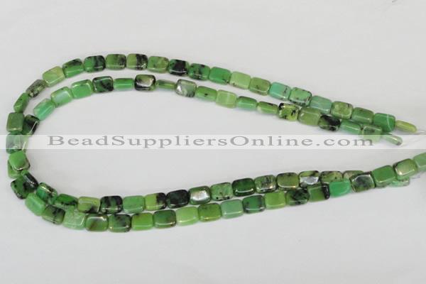 CAU36 15.5 inches 8*10mm rectangle australia chrysoprase beads wholesale