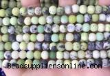 CAU478 15.5 inches 6mm round matte Australia chrysoprase beads