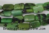 CAU52 15.5 inches 8*12mm rectangle Australia chrysoprase beads wholesale