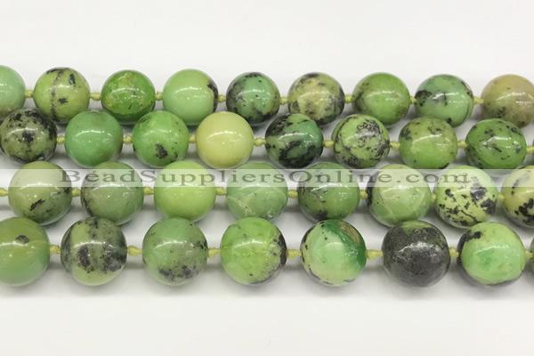 CAU543 15.5 inches 14mm round Australia chrysoprase gemstone beads