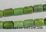 CAU57 15.5 inches 7*10mm tube Australia chrysoprase beads