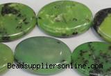 CAU66 15.5 inches 22*30mm oval Australia chrysoprase beads