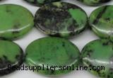 CAU67 15.5 inches 18*25mm oval Australia chrysoprase beads