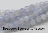 CBC01 15.5 inches 6mm round blue chalcedony beads wholesale