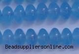 CBC271 15.5 inches 5*8mm A grade rondelle ocean blue chalcedony beads