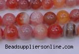 CBC402 15.5 inches 8mm A grade round orange chalcedony beads