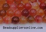 CBC411 15.5 inches 6mm AA grade round orange chalcedony beads