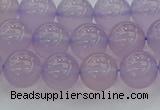 CBC432 15.5 inches 10mm round purple chalcedony beads wholesale