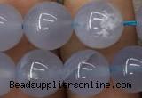 CBC721 15.5 inches 10mm round blue chalcedony gemstone beads