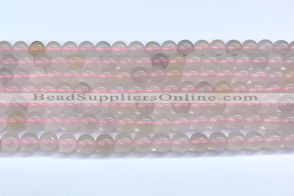 CBC835 15 inches 6mm round pink chalcedony beads