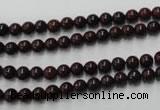 CBD150 15.5 inches 4mm round Chinese brecciated jasper beads