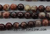 CBD61 15.5 inches 8mm round brecciated jasper gemstone beads