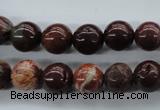 CBD62 15.5 inches 10mm round brecciated jasper gemstone beads