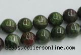 CBG02 15.5 inches 10mm round bronze green gemstone beads wholesale