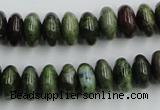 CBG05 15.5 inches 6*12mm rondelle bronze green gemstone beads