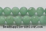 CBJ07 15.5 inches 10mm faceted round jade beads wholesale