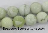 CBJ206 15.5 inches 14mm round butter jade beads wholesale