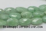 CBJ29 15.5 inches 10*14mm faceted oval jade beads wholesale