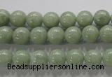 CBJ302 15.5 inches 8mm round natural jade beads