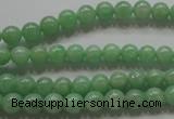 CBJ342 15.5 inches 6mm round AAA grade natural jade beads