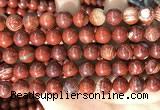 CBJ392 15.5 inches 10mm round brecciated jasper beads wholesale