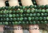 CBJ631 15.5 inches 6mm round Russian green jade beads wholesale