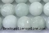 CBJ682 15 inches 8mm faceted round jade gemstone beads