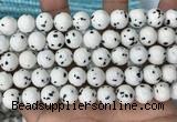 CBJ748 15.5 inches 10mm round dalmatian jade gemstone beads wholesale