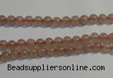 CBQ01 15.5 inches 4mm round strawberry quartz beads wholesale