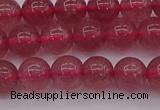 CBQ487 15.5 inches 8mm round strawberry quartz beads wholesale