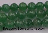 CBQ496 15.5 inches 6mm round green strawberry quartz beads