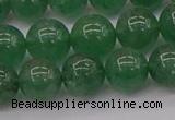 CBQ498 15.5 inches 10mm round green strawberry quartz beads