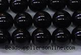 CBQ503 15.5 inches 10mm round natural black quartz beads