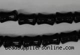 CBS210 15.5 inches 8*12mm bone blackstone beads wholesale