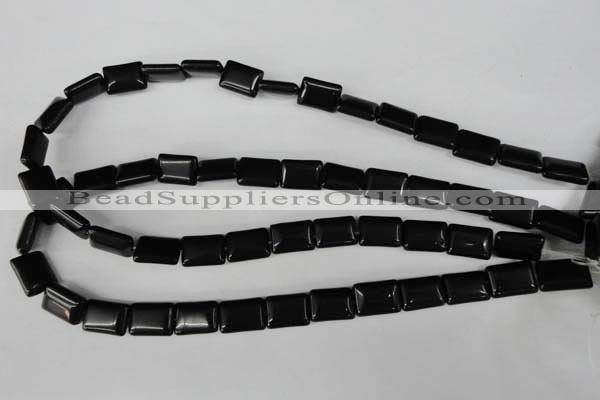 CBS280 15.5 inches 10*14mm rectangle blackstone beads wholesale