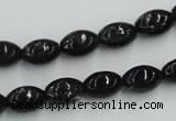 CBT05 16 inches 8*12mm rice natural biotite beads wholesale