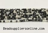 CBW170 15.5 inches 4mm round black & white jasper gemstone beads wholesale