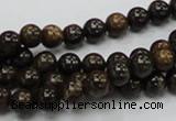 CBZ101 15.5 inches 6mm round bronzite gemstone beads