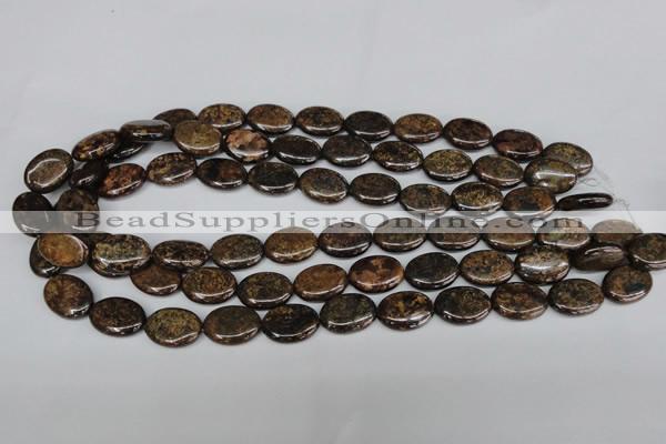 CBZ219 15.5 inches 13*18mm oval bronzite gemstone beads